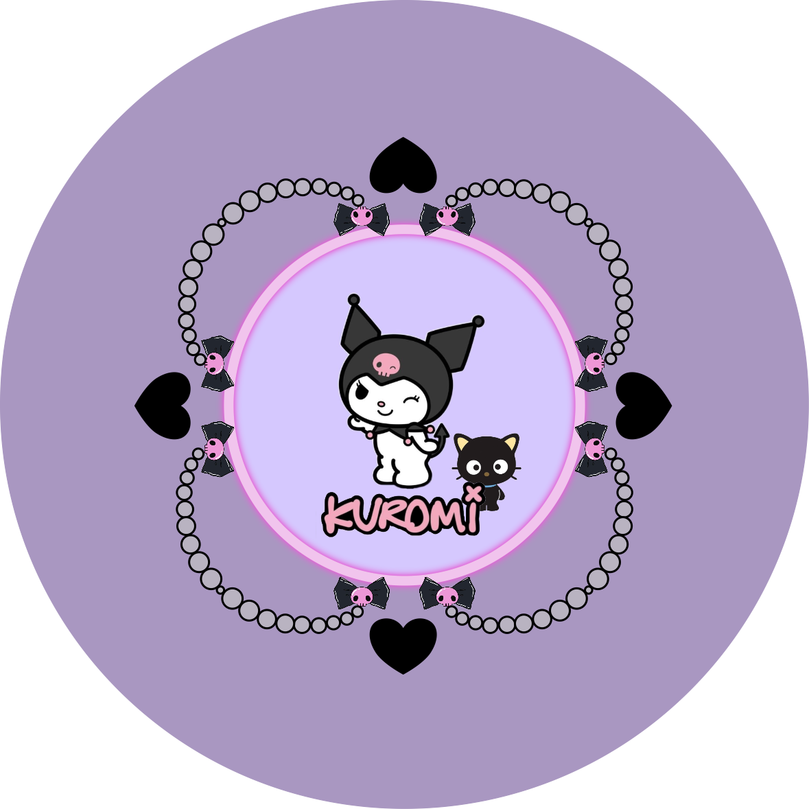 Kuromi Print 360 mm
