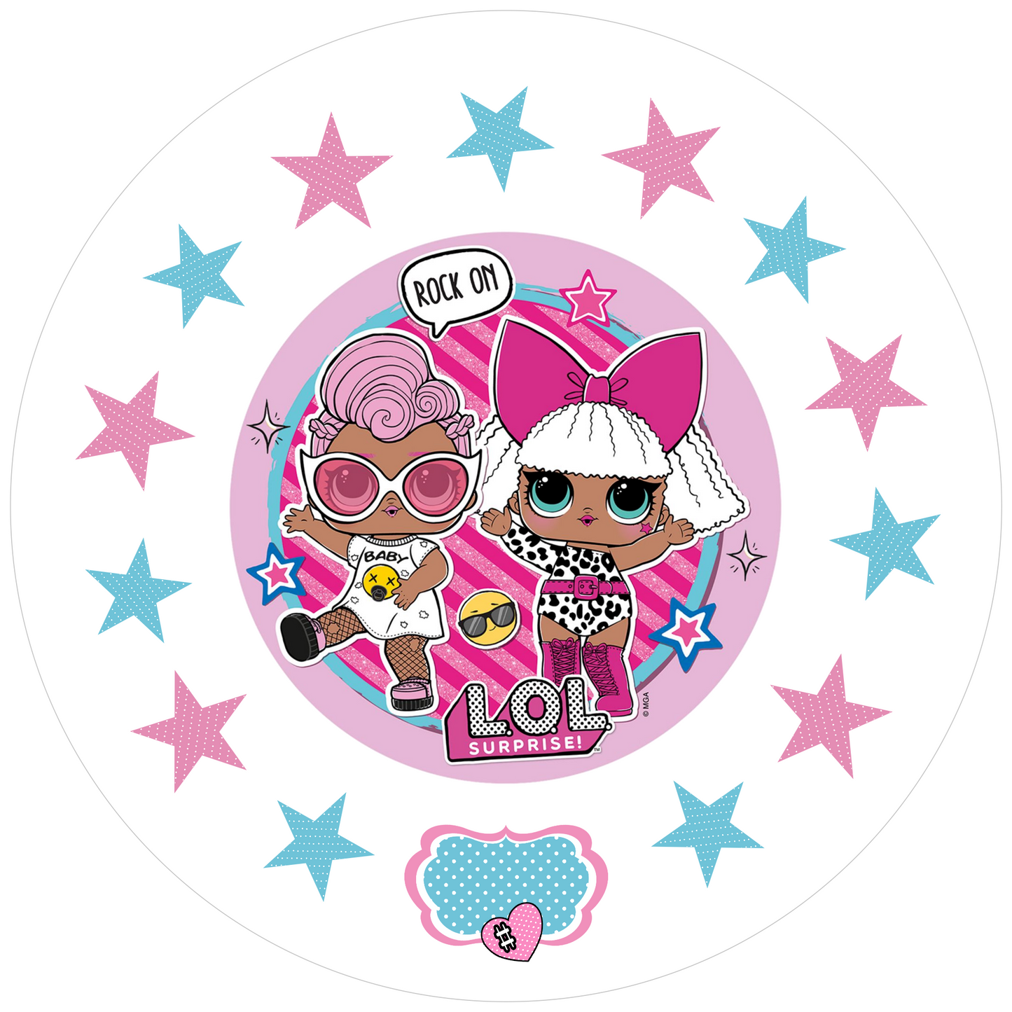 LOL 26 cm, Print Size 420 mm