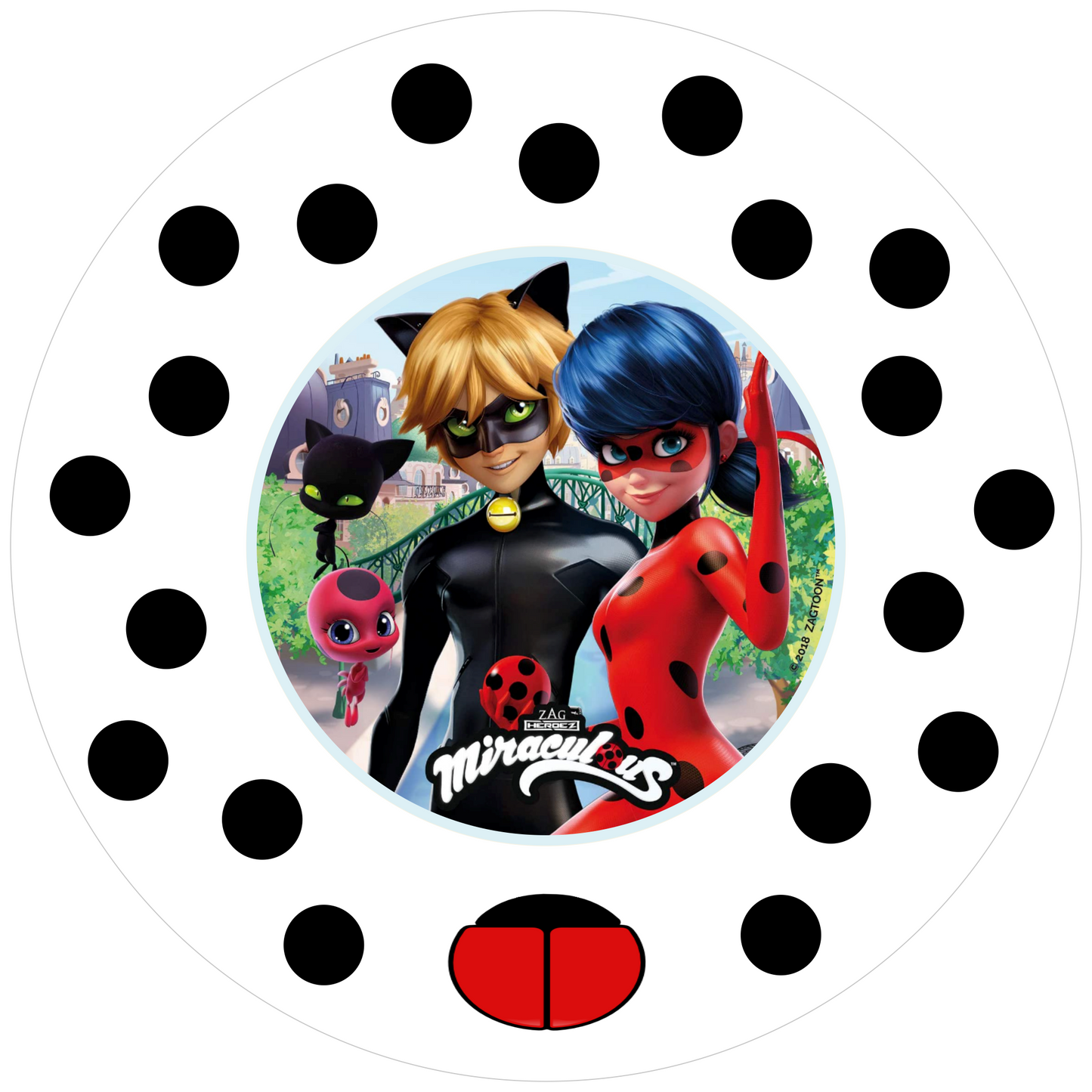 Lady Bug 26 cm, Print Size 420 mm