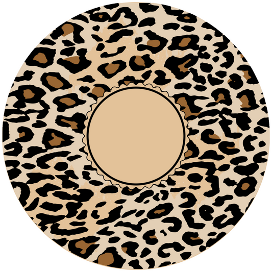 Leopard Design 20 cm, Print Size 360 mm