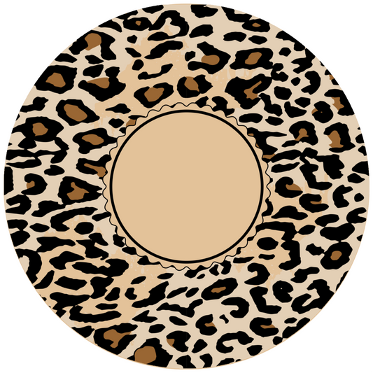 Leopard Design 26 cm, Print Size 420 mm