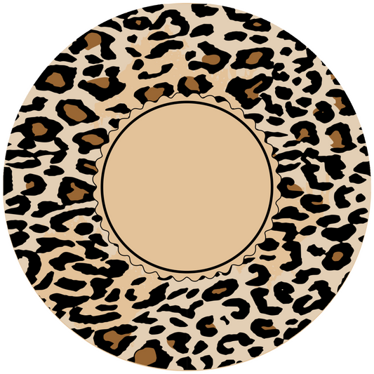Leopard Design 30 cm, Print Size 460 mm