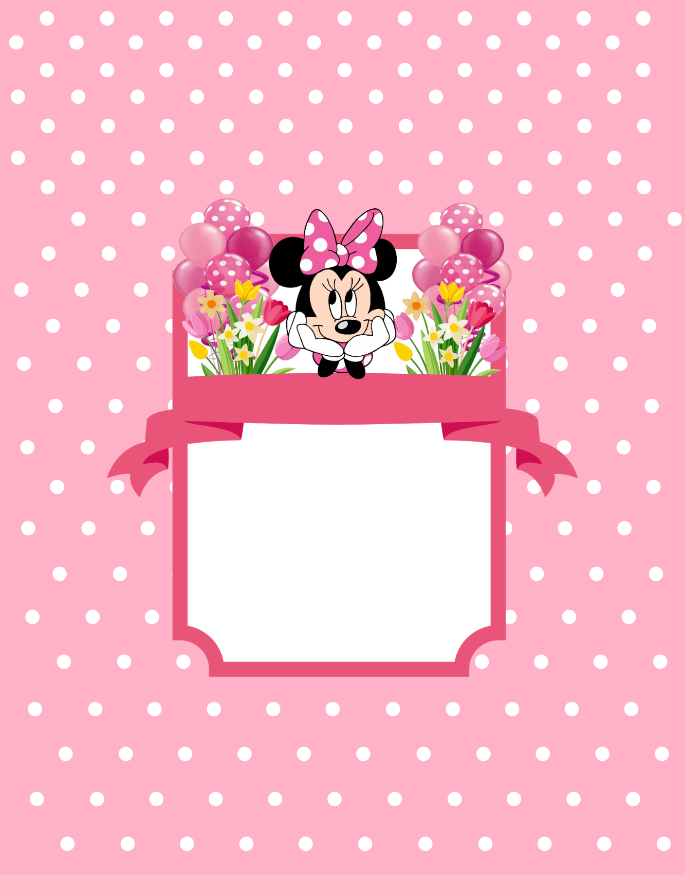 Minnie Rectangular 30 x 20 cm, Printing Size 460 mm