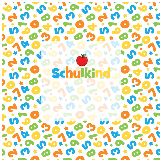 Schulkind Numbers 20 x 20 cm Printing 360 mm