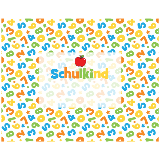Schulkind Numbers 30 x 20 cm Printing 460 mm