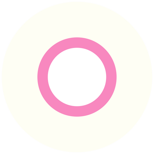 Pink Frame Round Design 26 cm, Print Size 420 mm