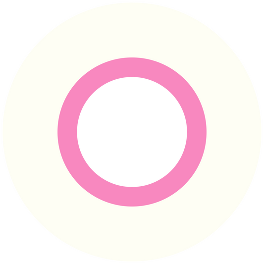 Pink Frame Round Design 30 cm, Print Size 460 mm