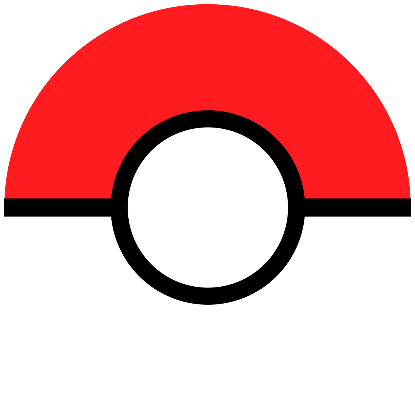 Poke Ball 26 cm, Print Size 420 mm