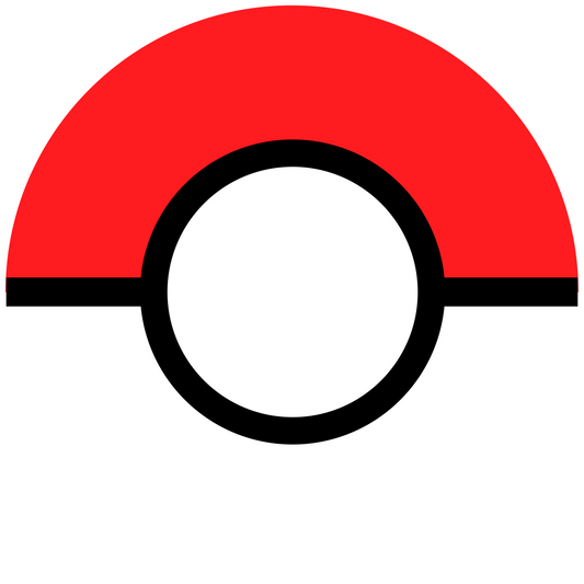 Poke Ball 30 cm, Print Size 460 mm