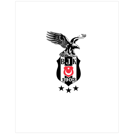 Besiktas Football 30 x 20 cm, Printing Size 460 mm