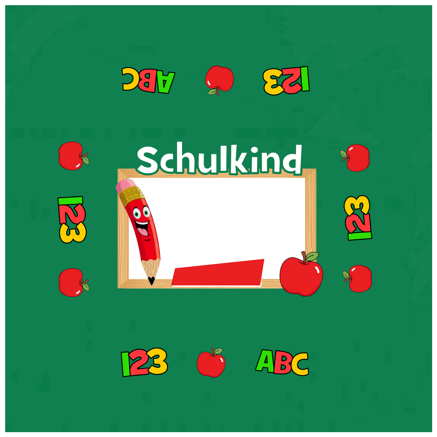 Schulkind Blackboard 20 x 20 cm Printing 360 mm