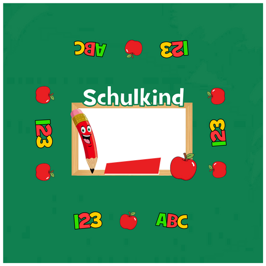Schulkind Blackboard 20 x 20 cm Printing 360 mm