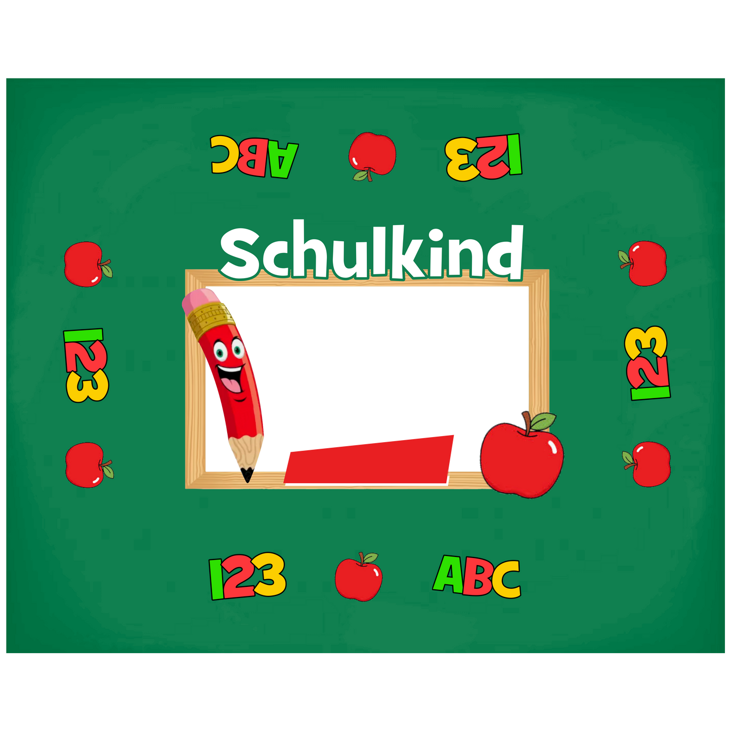 Schulkind Blackboard 34 x 24 cm Printing 500 mm