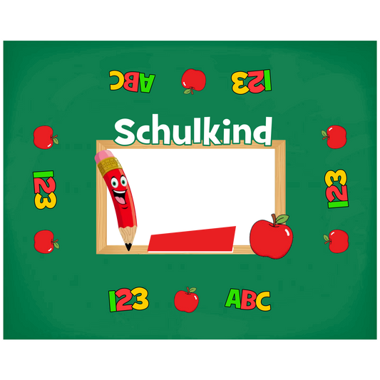 Schulkind Blackboard 34 x 24 cm Printing 500 mm