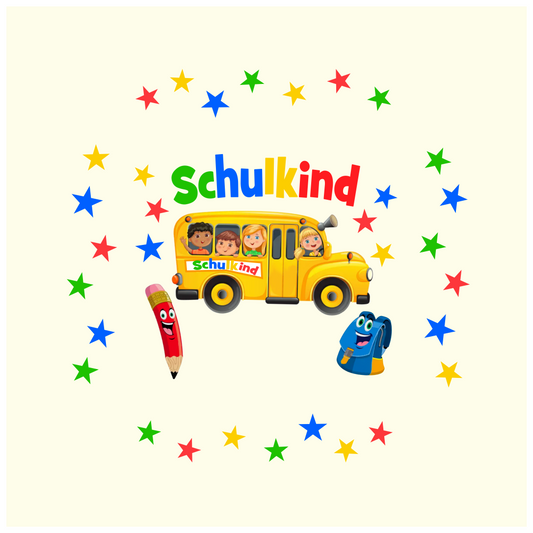 Schulkind Bus 20 x 20 cm Printing 360 mm