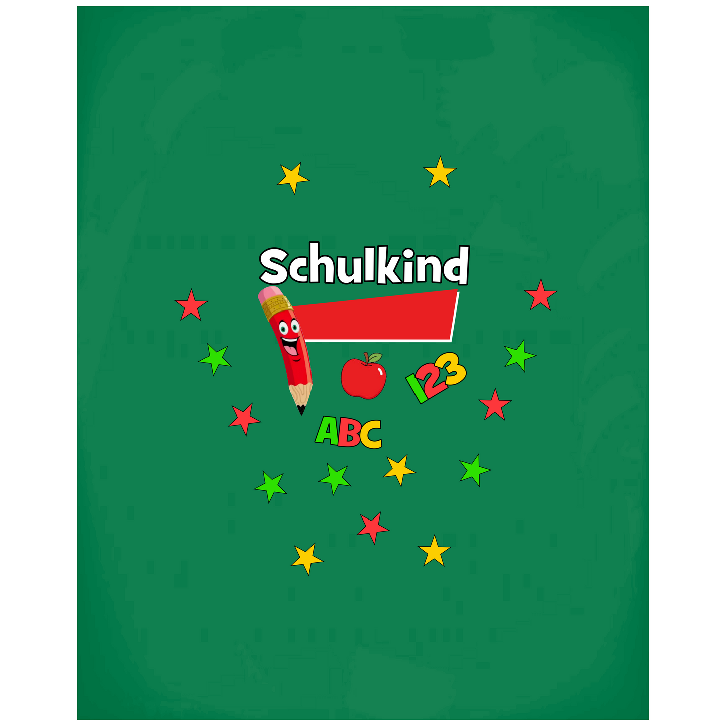 Schulkind Blackboard 34 x 24 cm Printing 500 mm