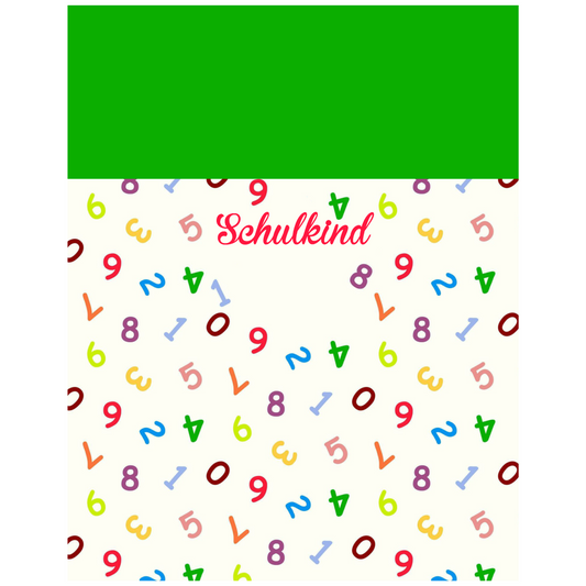 Schulkind Numbers 30 x 20 cm Printing 500 mm