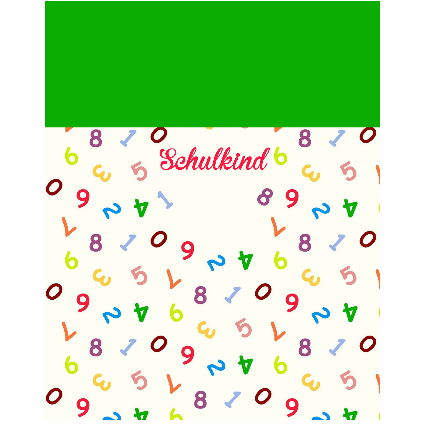 Schulkind Numbers 34 x 24 cm Printing 500 mm