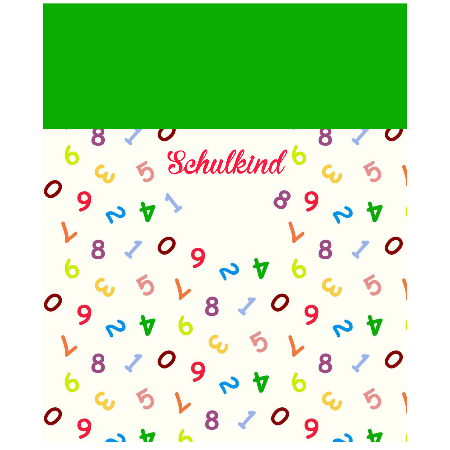 Schulkind Numbers 40 x 30 cm Printing 560 mm