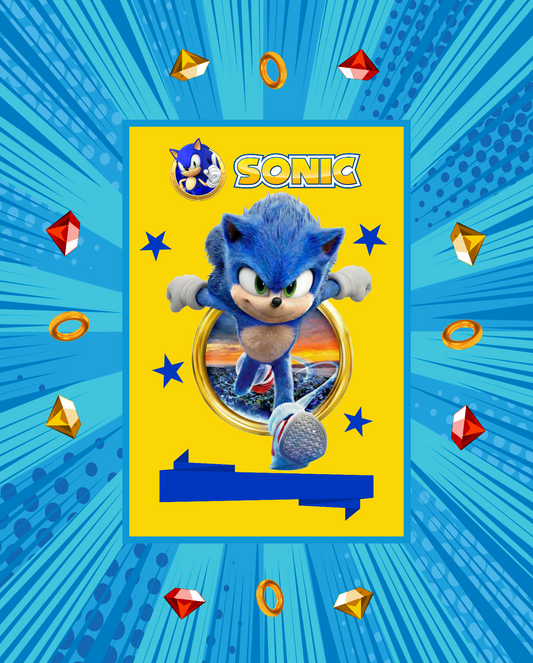 Sonic 34 x 24 cm, Printing Size 500 mm