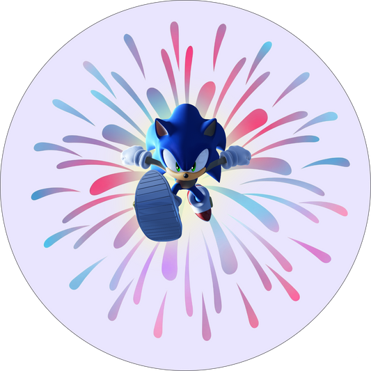 Sonic Fireworks Round 26 cm, Printing Size 420 mm