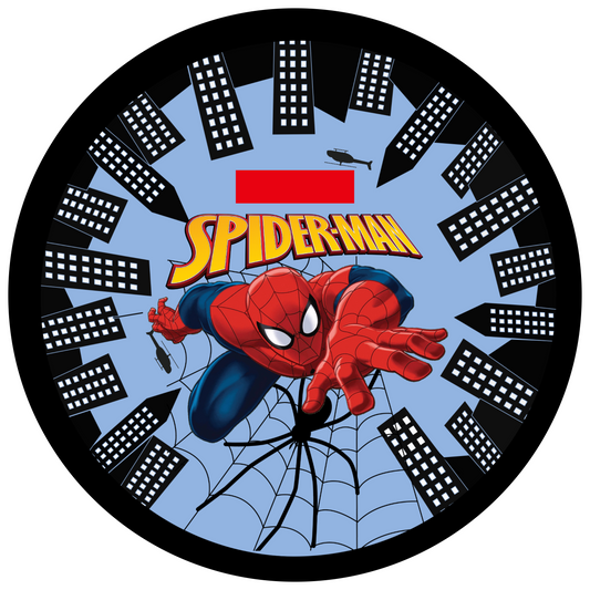 Spiderman Design 30 cm, Print Size 460 mm