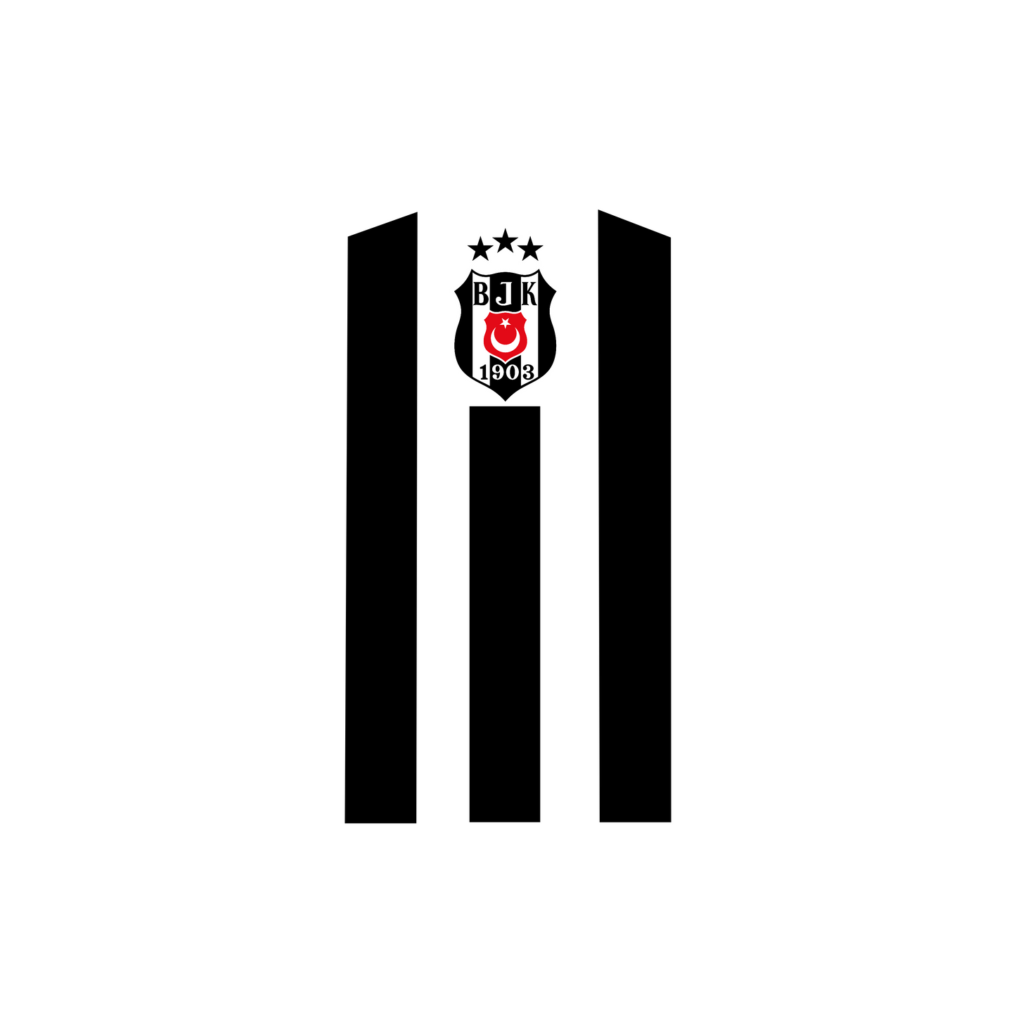 T-Shirt Besiktas 30 x 20 cm, Printing Size 460 mm