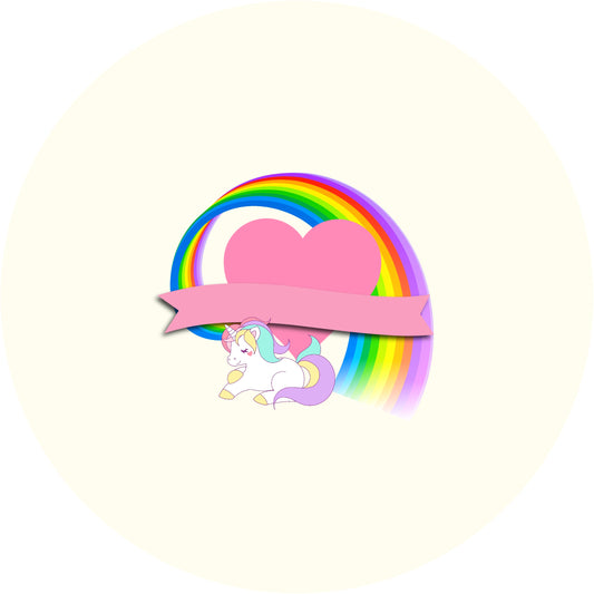 Unicorn Design 20 cm, Print 360 cm