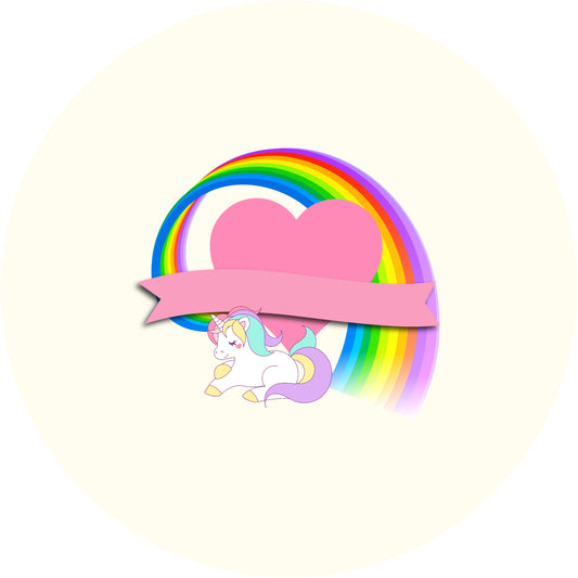 Unicorn Design 26 cm, Print 420 cm