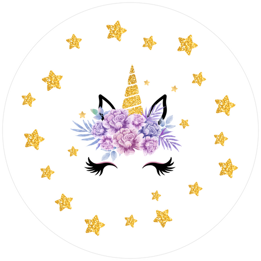 Unicorn Stars 26 cm, Print Size 420 mm