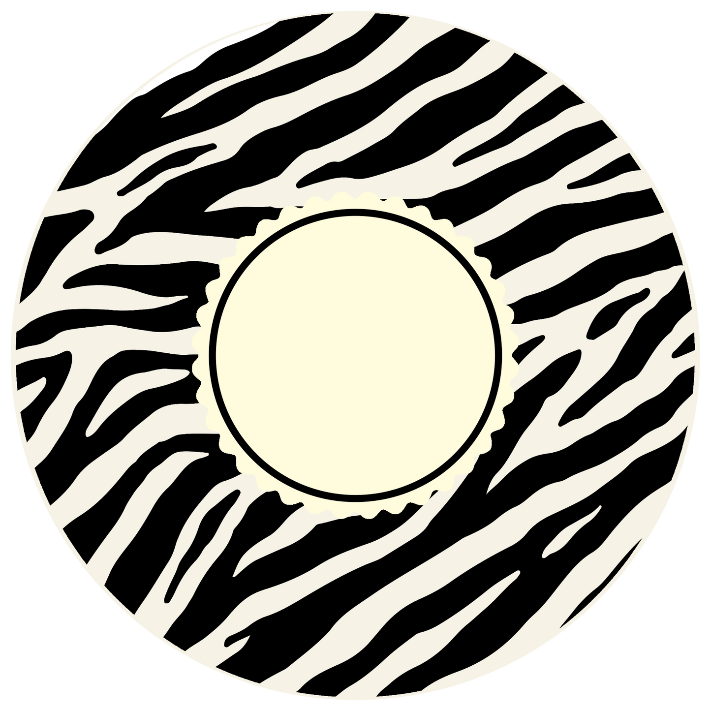 Zebra 20 cm, Print Size 360 mm