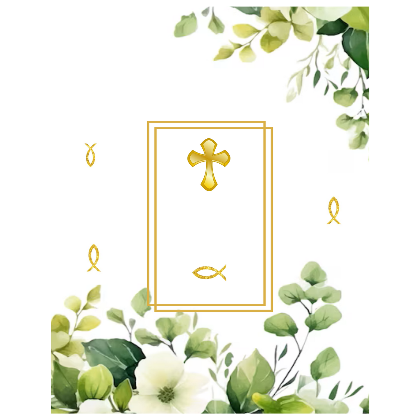 Zur Kommunion 30 x 20 cm, Printing Size 460 mm