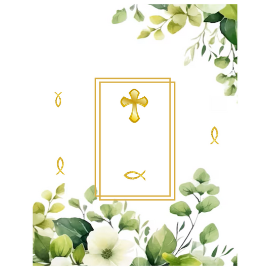 Zur Kommunion 30 x 20 cm, Printing Size 460 mm