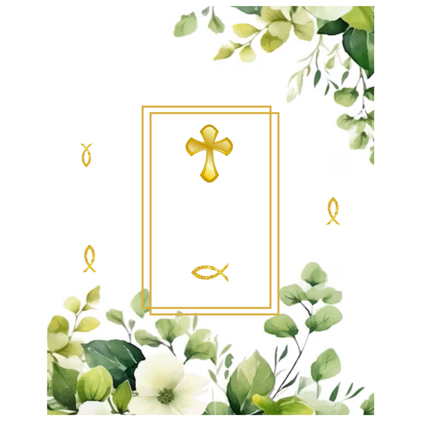 Zur Kommunion 34 x 24 cm, Printing Size 500 mm