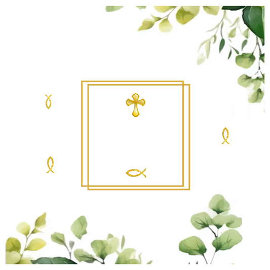 Zur Kommunion 20 x 20 cm, Printing Size 360 mm