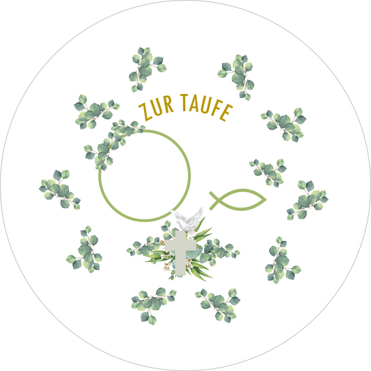 Zur taufe Print 420 mm