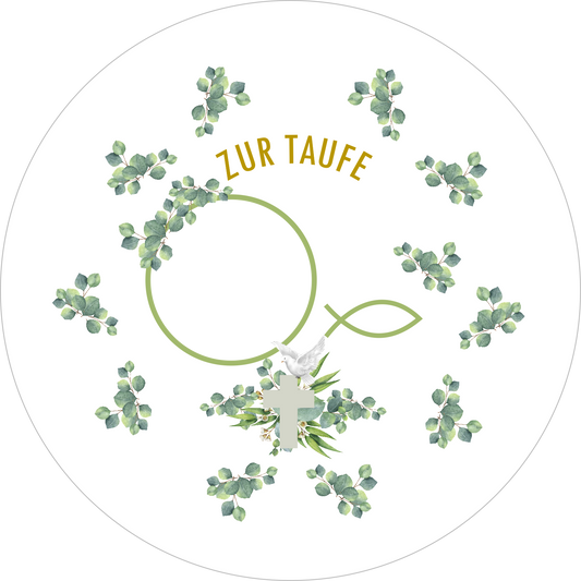 Zur taufe Print 460 mm